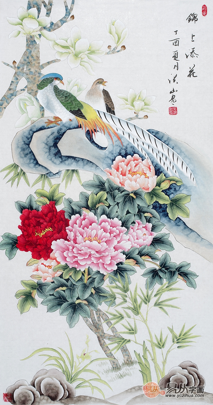 玄关放什么画 招财字画人人爱(图4)