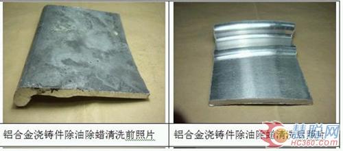铝合金浇铸件除油除蜡除胶清洗问题探讨(图1)
