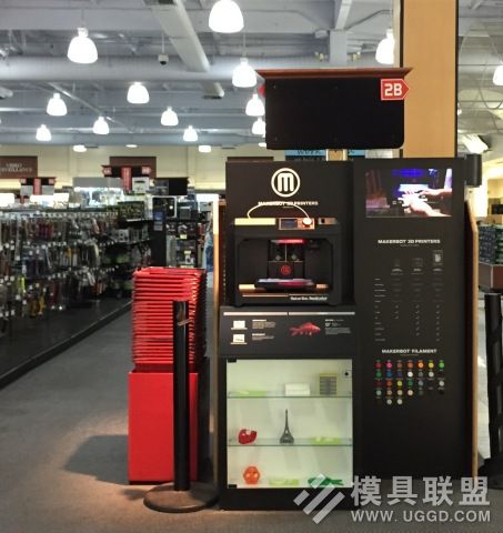 美国家电连锁超市Fry’s Electronics将售MakerBot 3打印(图1)